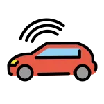 Autonomous Car SVG Icon